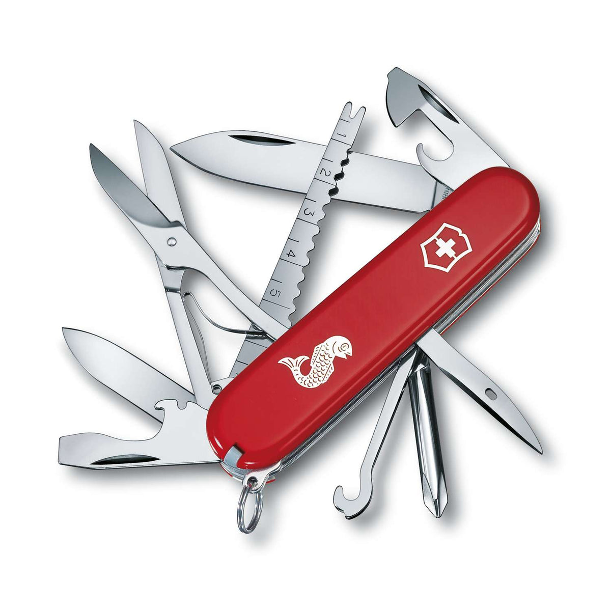 Victorinox Fisherman Swiss Army Knife 91 mm 18 Functions Red 1.4733.72