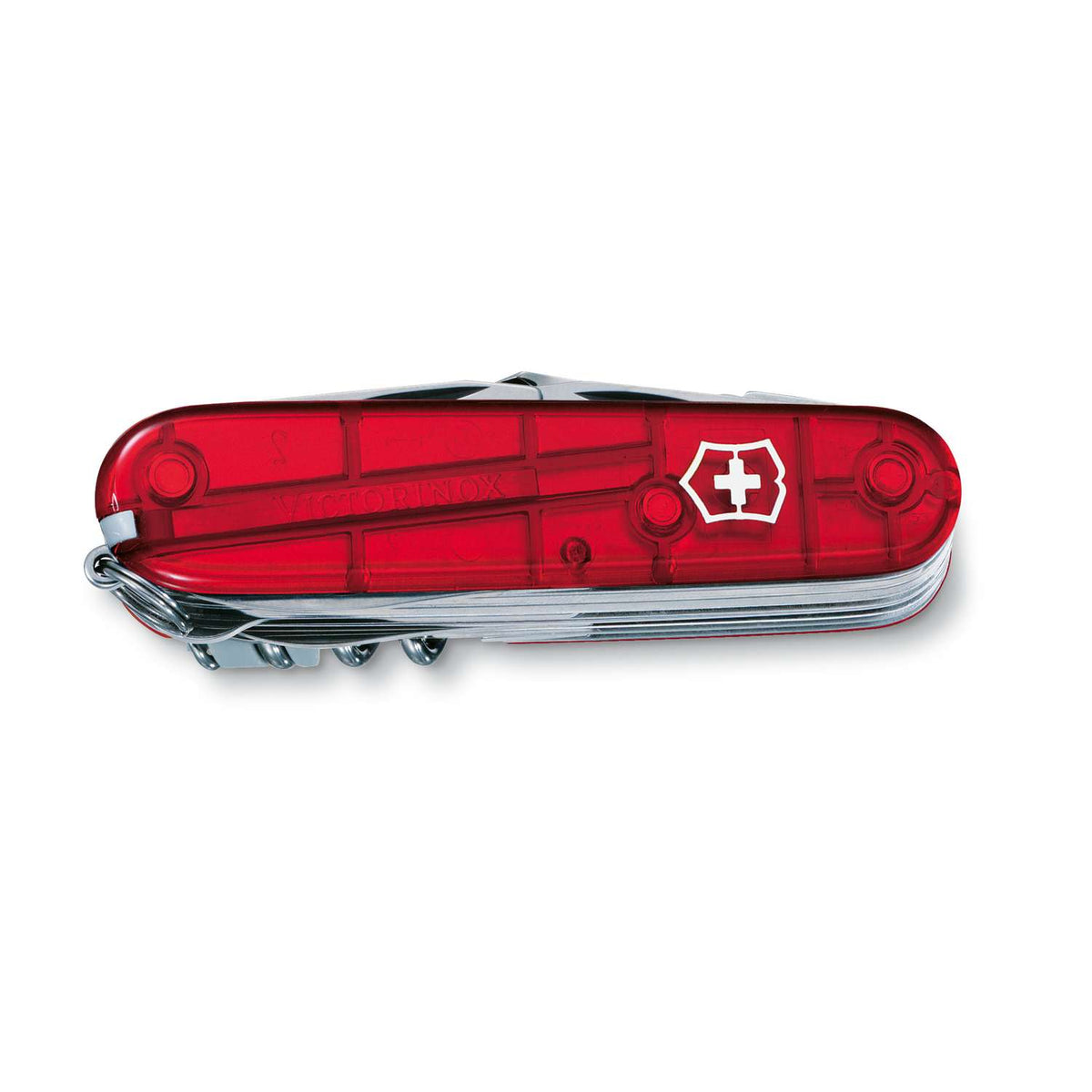 Victorinox Swiss Champ Swiss Army Knife 91 mm 33 Functions Red Transparent 1.6795.T
