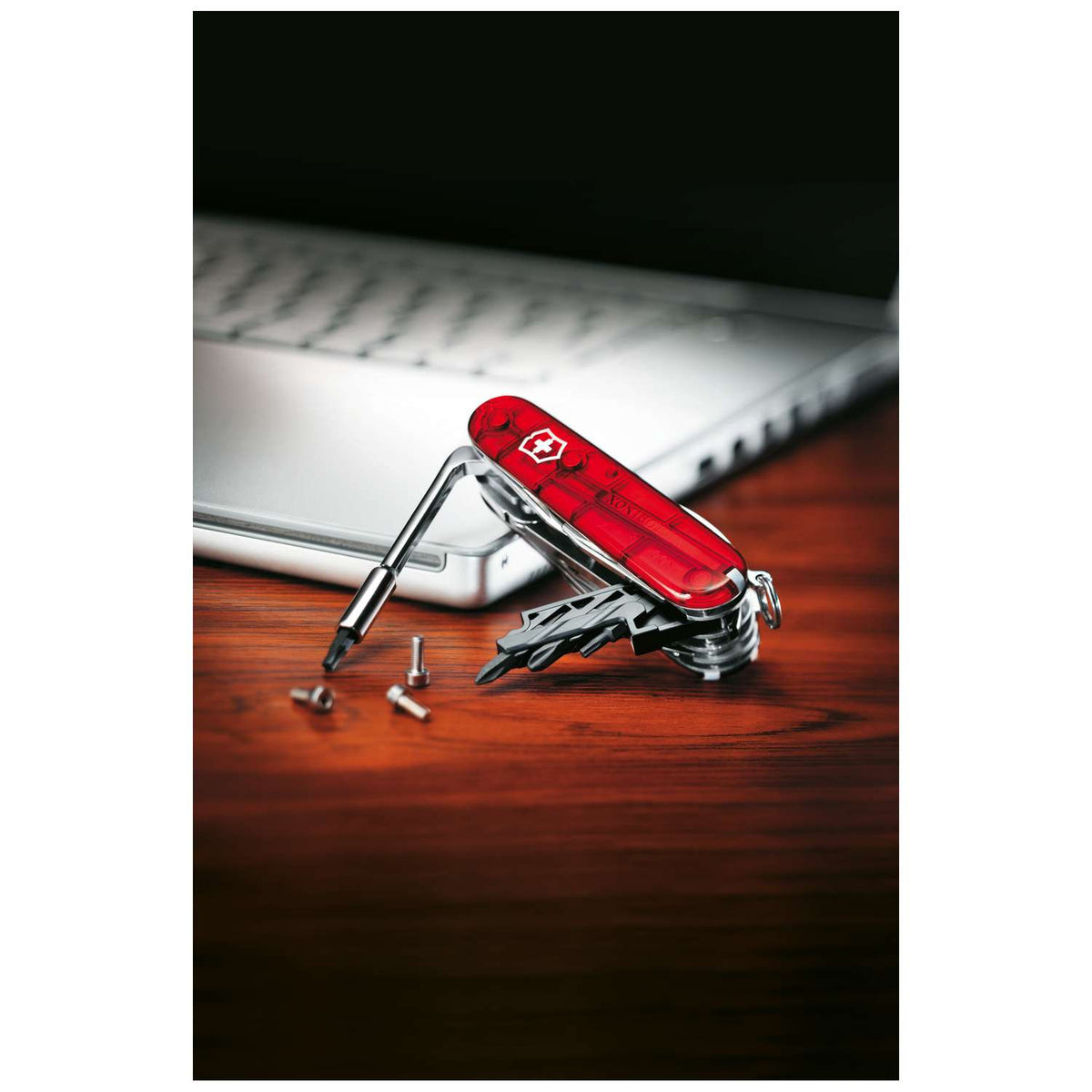 Victorinox Cyber Tool M Swiss Army Knife 91 mm 32 Functions Red Transparent 1.7725.T