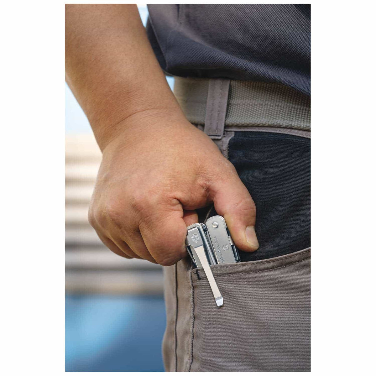 Victorinox Swiss Tool Spirit MX Clip Swiss Army Multitool 115 mm 25 Functions Silver In Blister