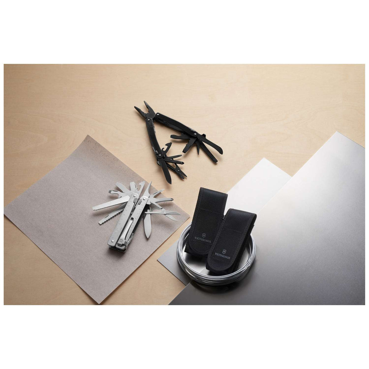 Victorinox Swiss Tool MXBS Swiss Army Multitool 115 mm 26 Functions Black In Belt Pouch 3.0326.M3N