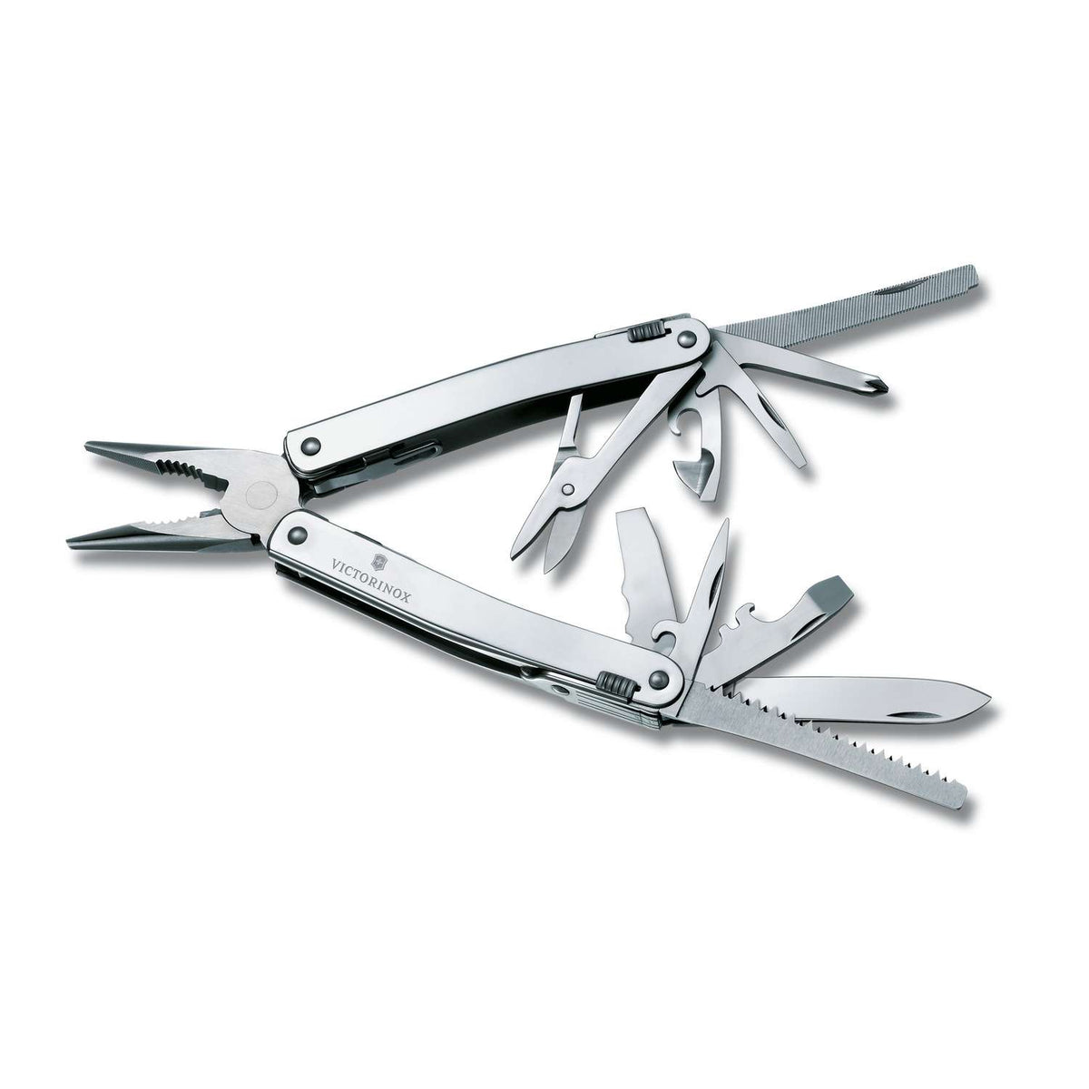 Victorinox Swiss Tool Spirit X Swiss Army Multitool 105 mm 24 Functions Silver In Belt Pouch 3.0224.N
