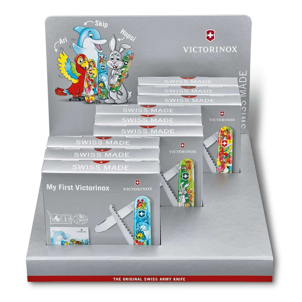 Victorinox My First Victorinox Animal-Edition Swiss Army Knife 84 mm 9 Functions Parot 0.2373.E3