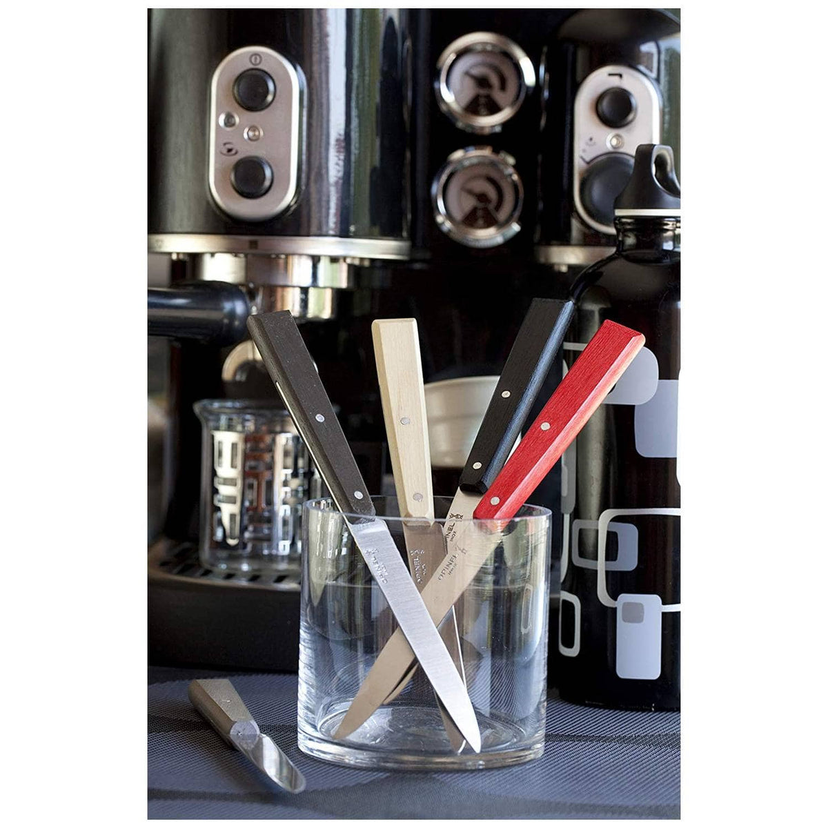 Opinel Kitchen Knives 4 pcs Set No 125 With Wooden Multicoloured Handles Bon Appetit Loft 001534