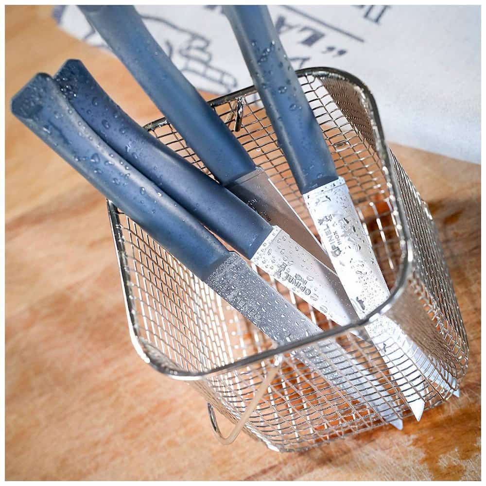 Opinel Kitchen Knives Set 4 pcs No 125 Bon Appetit+ Grey 001907