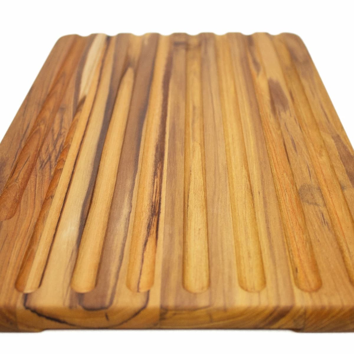 Stolf Teak Wood Cutting Board For Bread With Groove 39 x 25 x 1.9 cm Elegance Culinary ST.2039