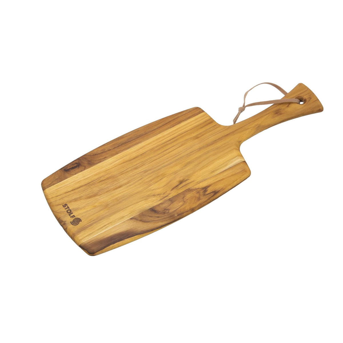 Stolf Teak Wood Cutting Board With Handle 40.6 x 15.2 x 1 cm Share and Serve ST.1040