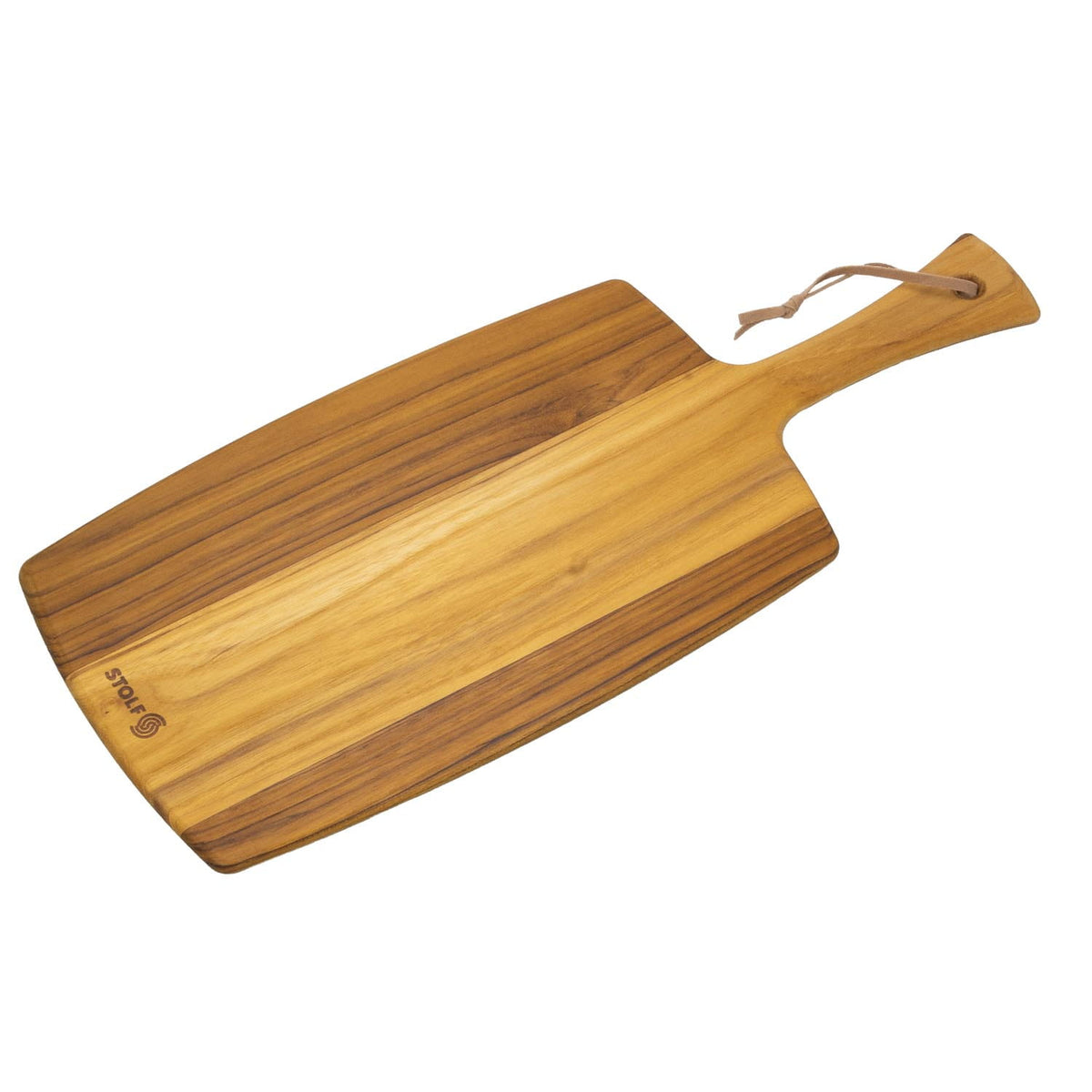 Stolf Teak Wood Cutting Board With Handle 45.7 x 19.1 x 1 cm Share and Serve ST.1045