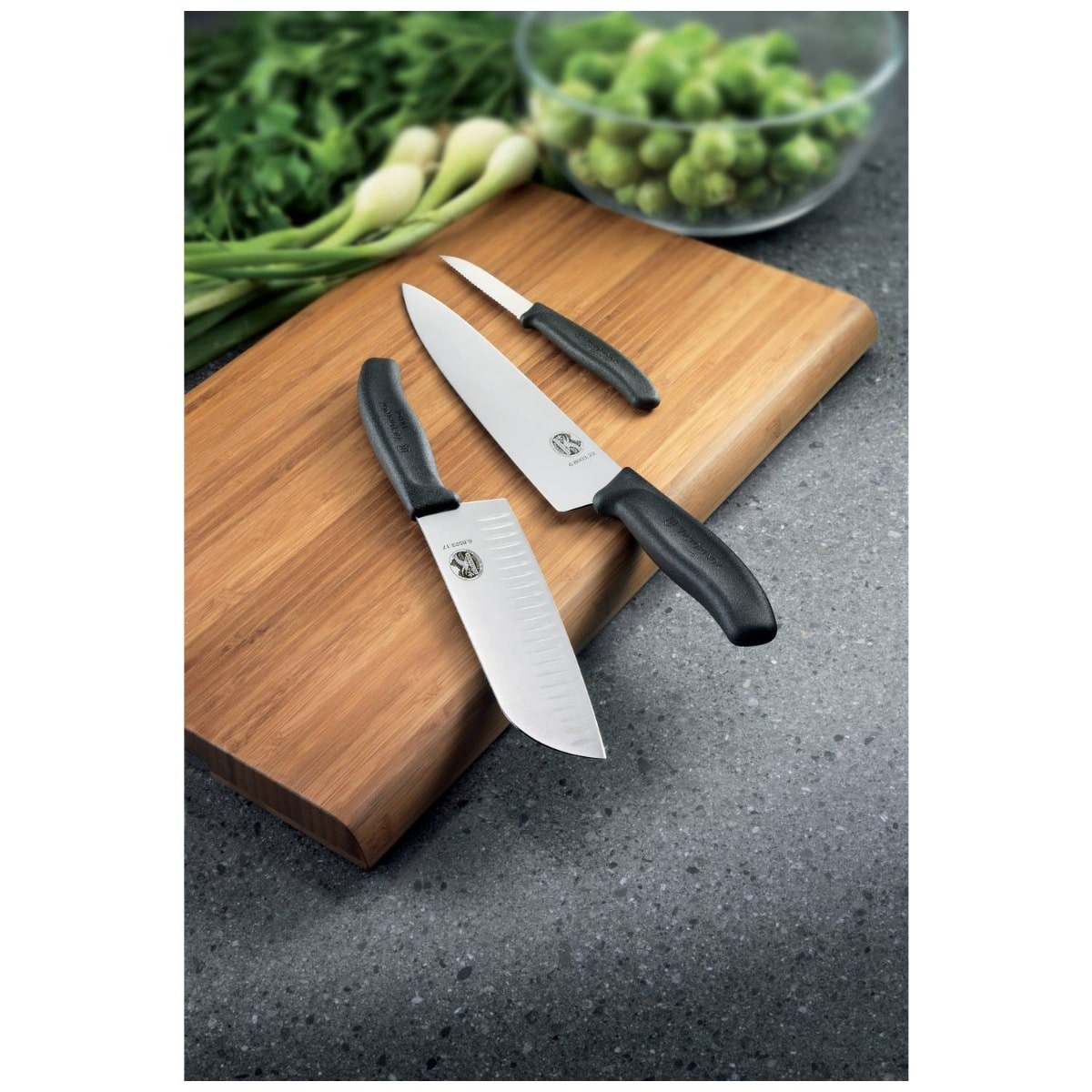 Victorinox Serrated Kitchen Knife 6-Piece Set Swiss Classic 601451
