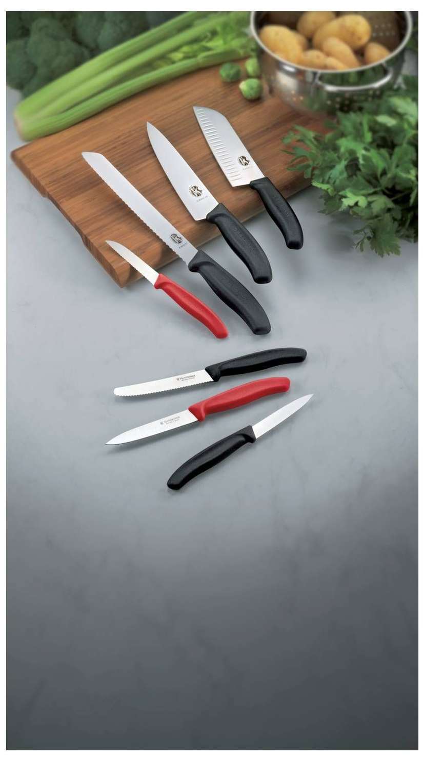 Victorinox Paring Knife 8 cm Black Handle Swiss Classic 6.7603