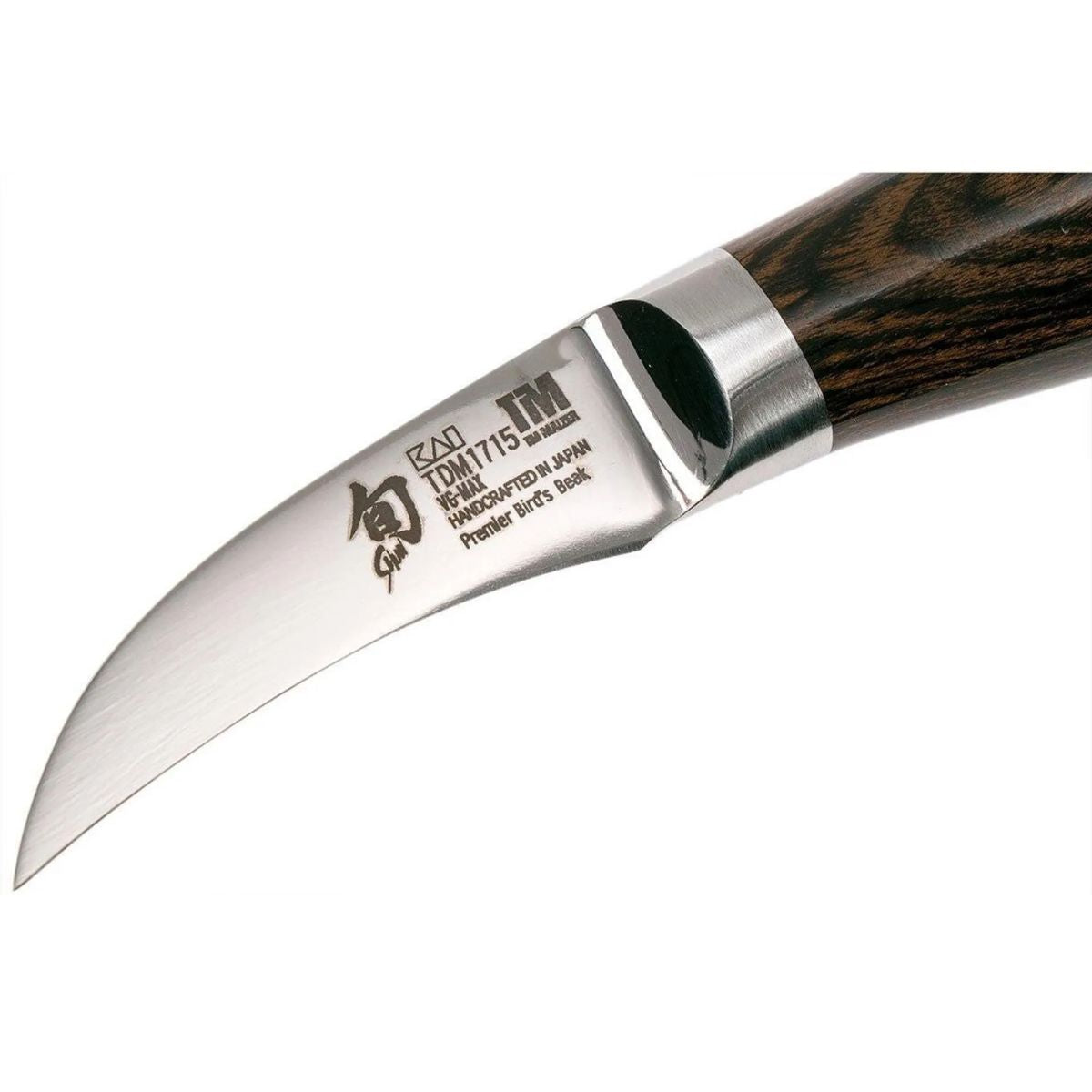 KAI Damascus Peeling Knife 5 cm Shun Premier Tim Malzer TDM-1715