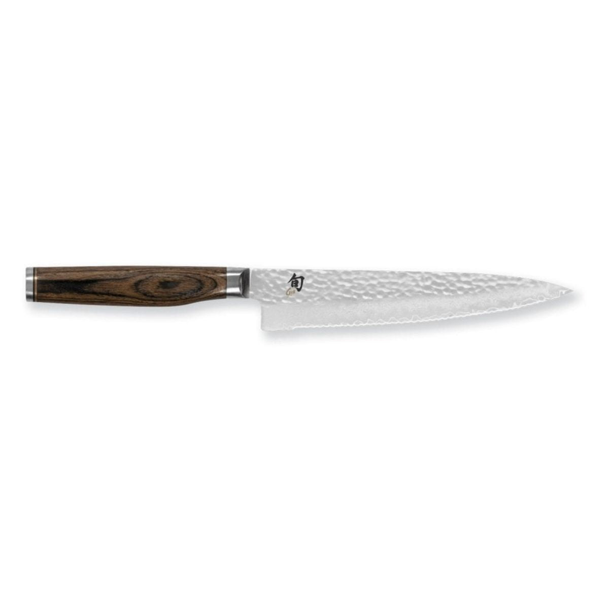 KAI Damascus Serrated Utility Knife 16.5 cm Shun Premier Tim Malzer TDM-1722