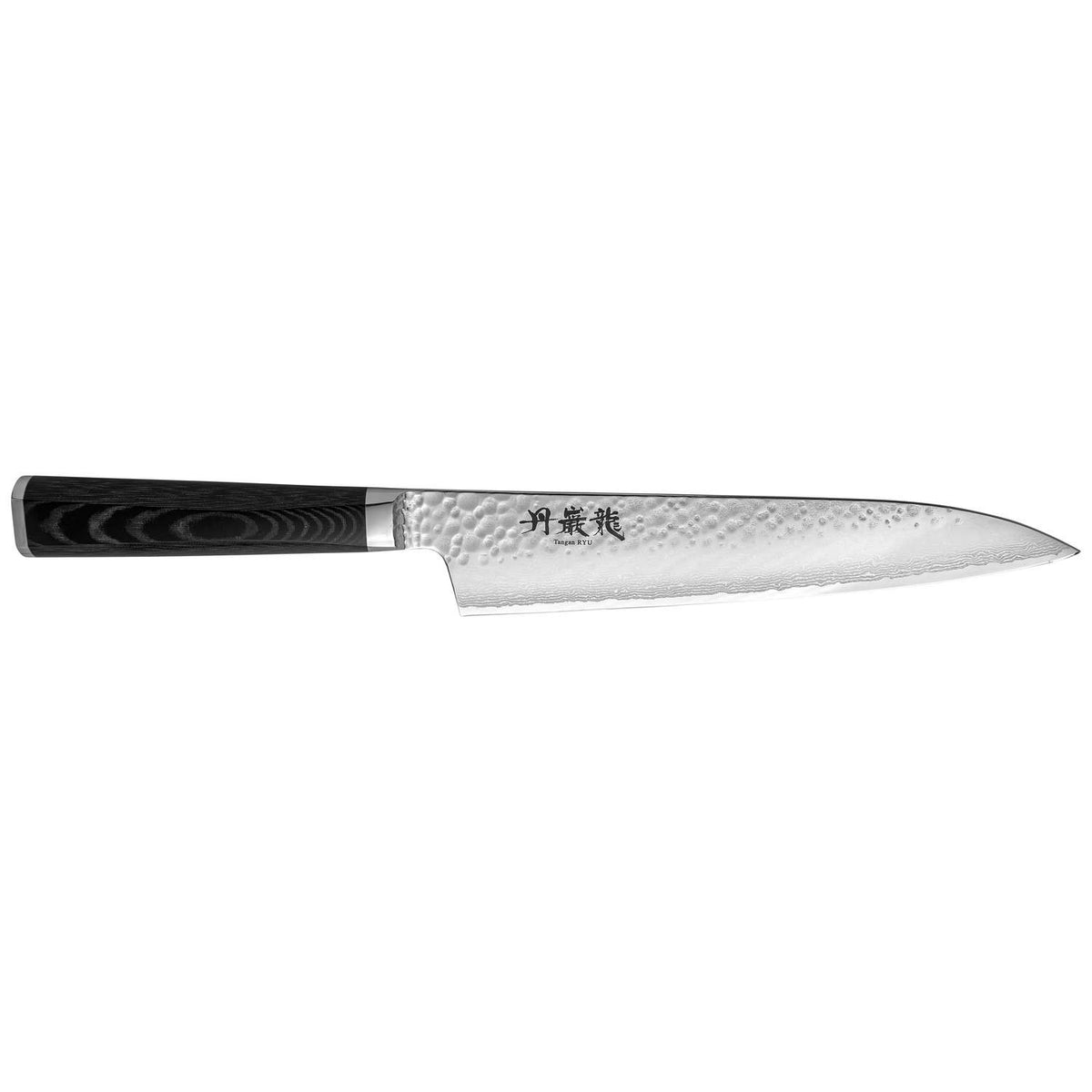 Ryusen Damascus Chef'S Knife 21 cm Micarta Handle Tangan Ryu TG-502