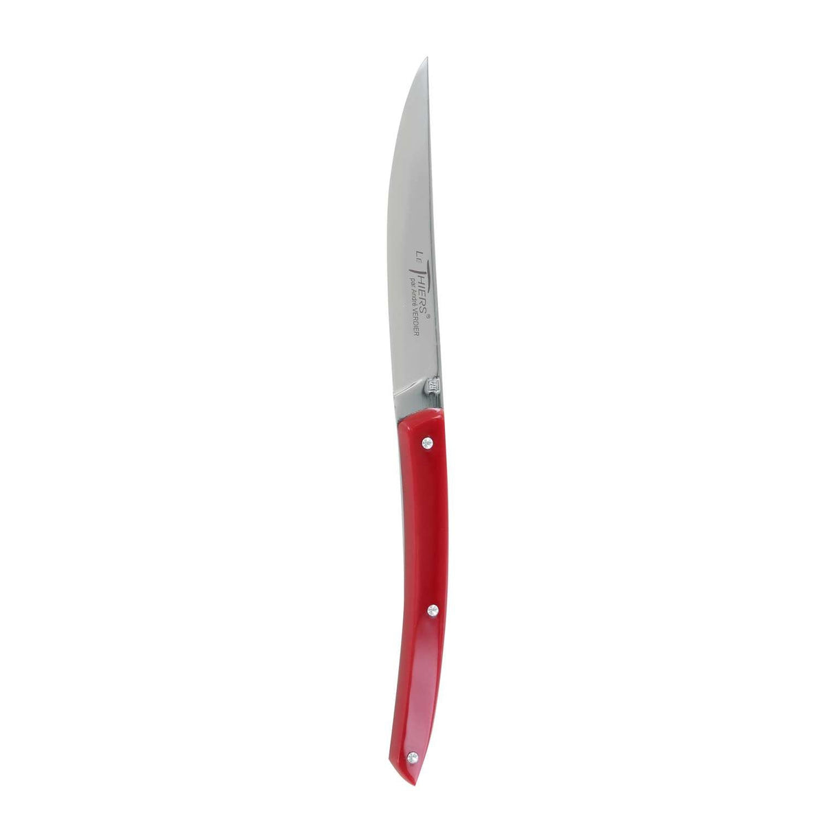 Andre verdier Steak Knife 11 cm With Red Acrylic Handle Le Thiers Couleur