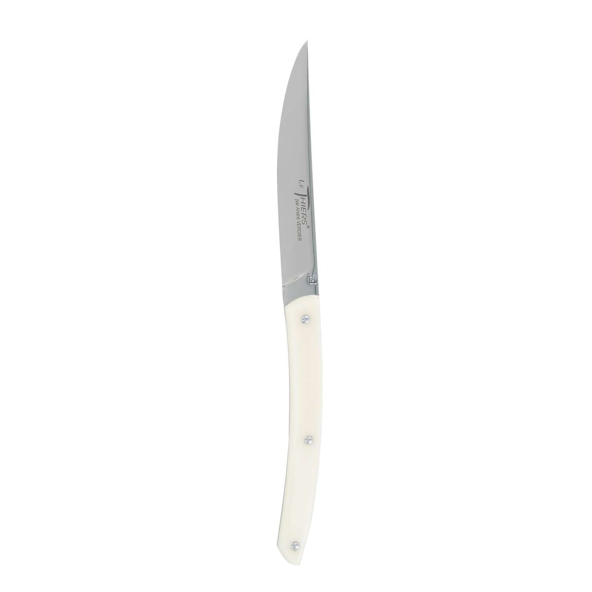 Andre verdier Steak Knife 11 cm With Ivory Acrylic Handle Le Thiers Couleur