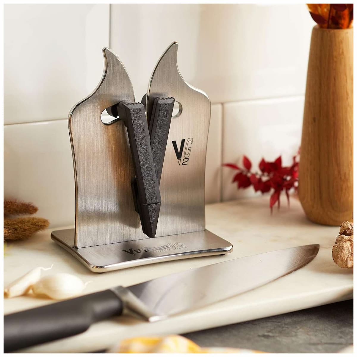 Vulkanus Stainless Steel Knife Sharpener Vulkanus VG2 Professional MSVA20G2