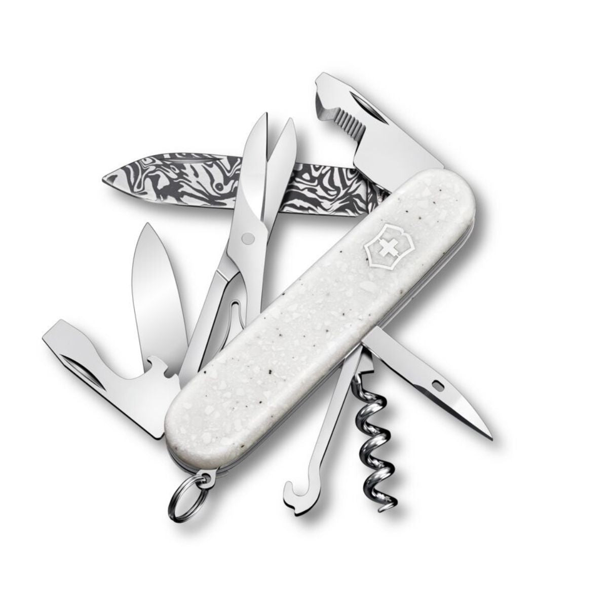 Victorinox Special Companion Swiss Army Knife 91 mm 16 Functions White Damast Limited Edition 2025 1.3901.J25