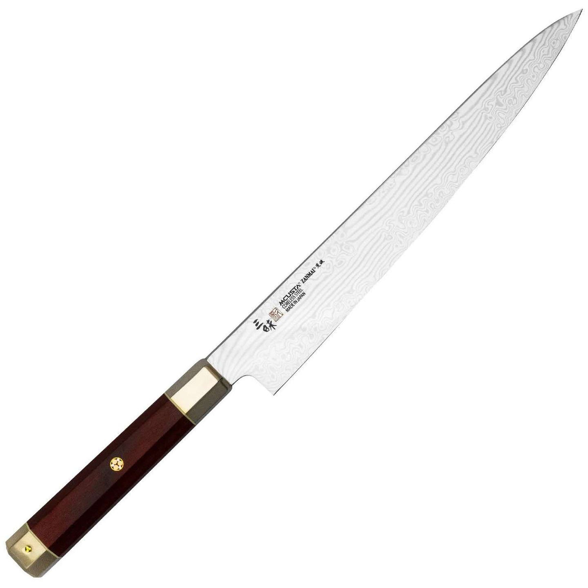 Mcusta zanmai Damascus Carving Knife 24 cm Ultimate Aranami ZUA-1010C