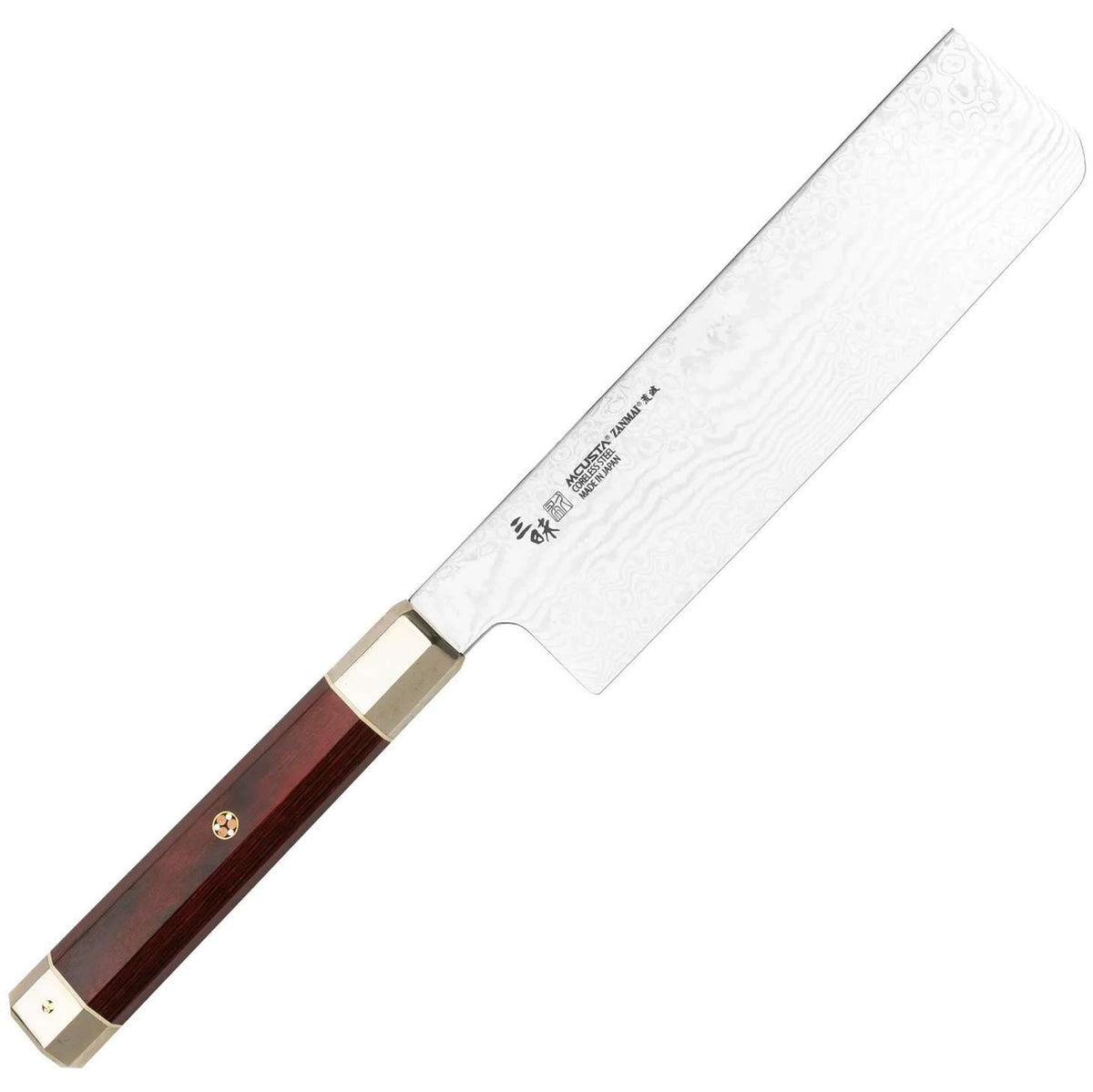 Mcusta zanmai Damascus Nakiri Knife 16.5 cm Ultimate Aranami ZUA-1008C