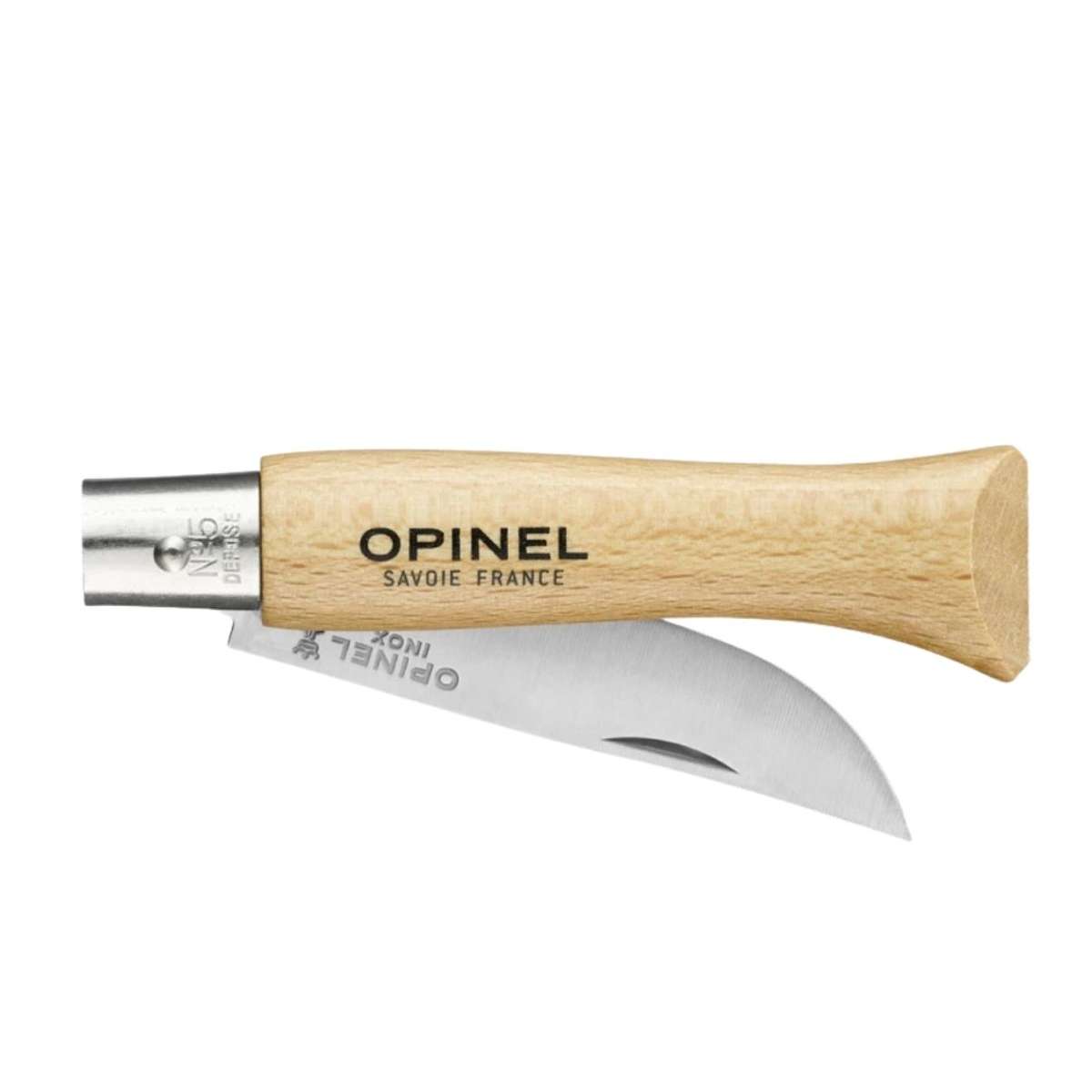 Opinel Pocket Knife 6 cm Beech Wood Handle No 5 Inox 001072
