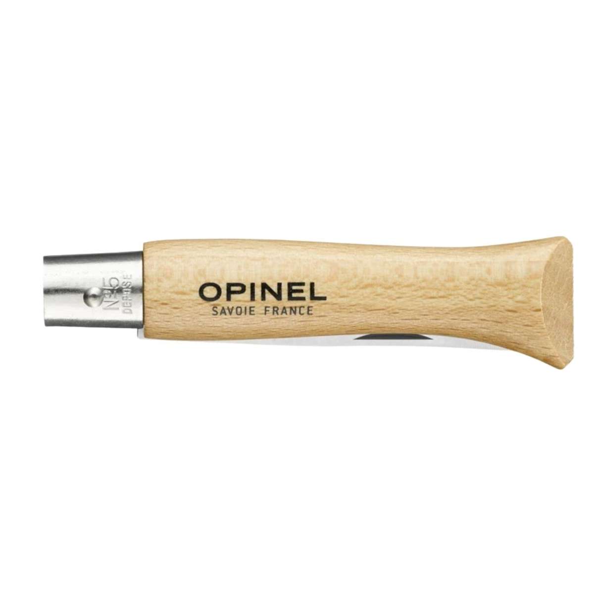 Opinel Pocket Knife 6 cm Beech Wood Handle No 5 Inox 001072