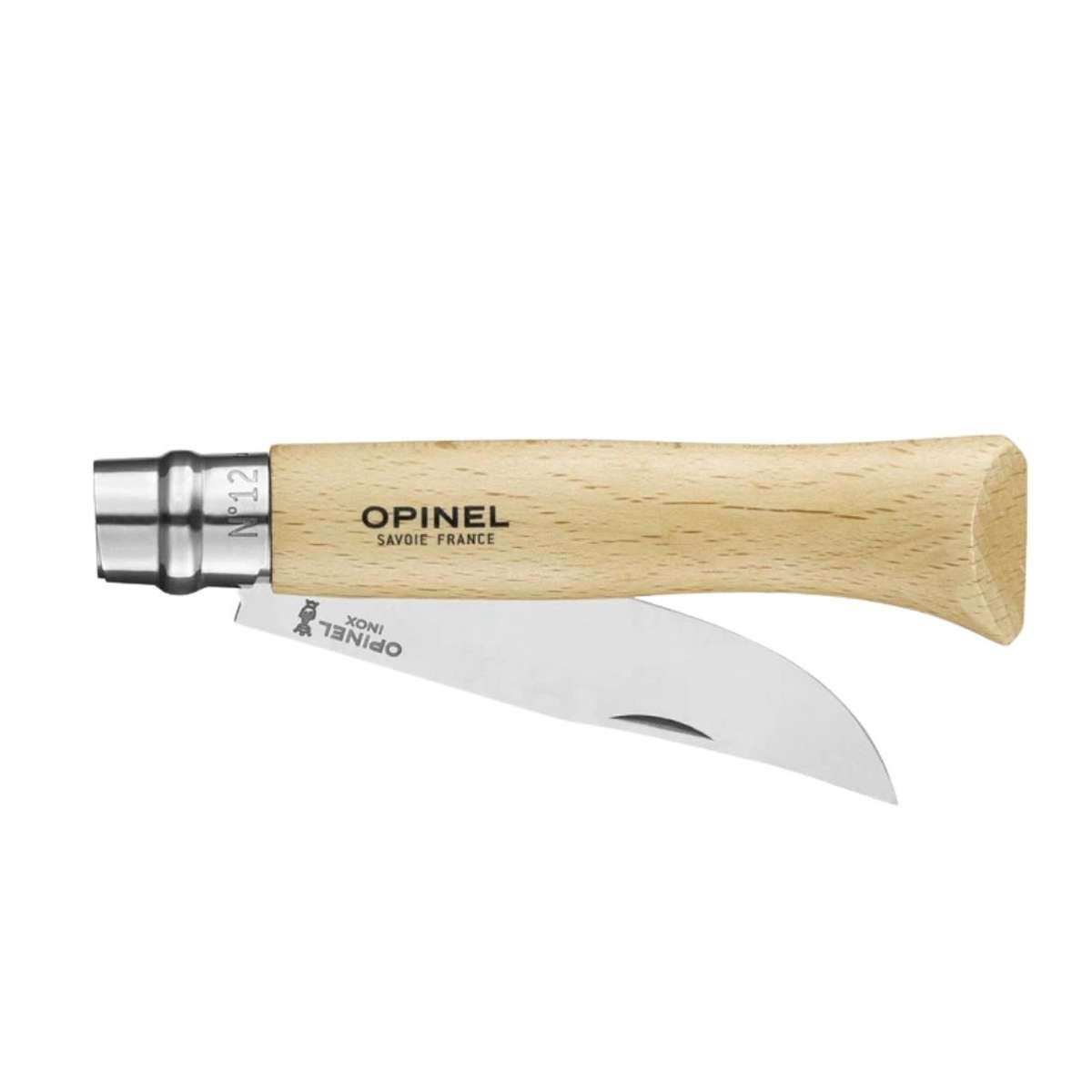 Opinel Pocket Knife 12 cm Beech Wood Handle No 12 Inox 001084