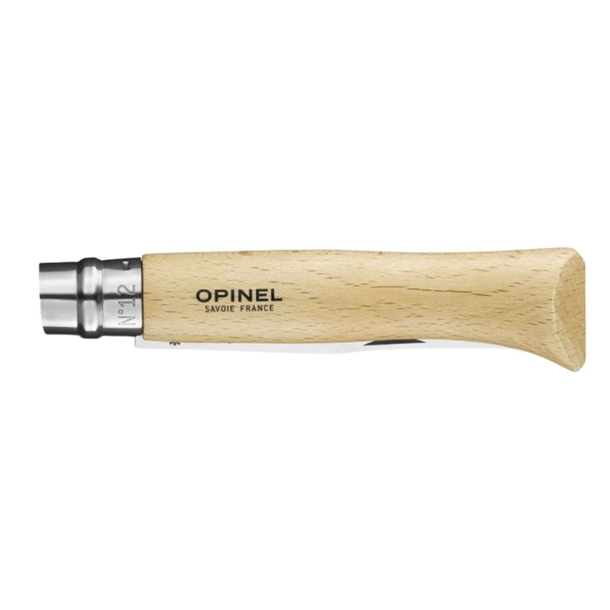 Opinel Pocket Knife 12 cm Beech Wood Handle No 12 Inox 001084