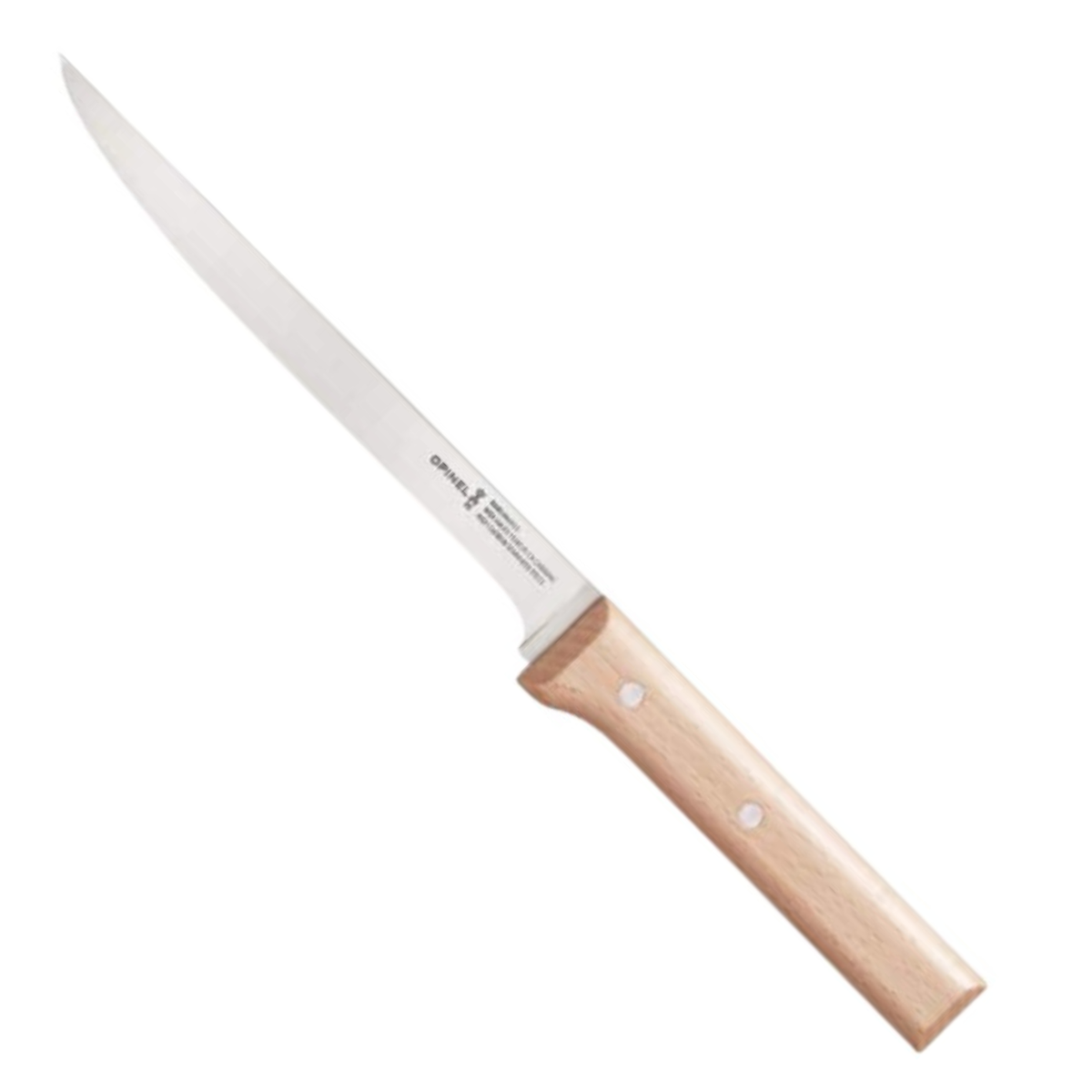 Opinel Filleting Knife 18 cm Beechwood Handle No 121 Parallele 001821