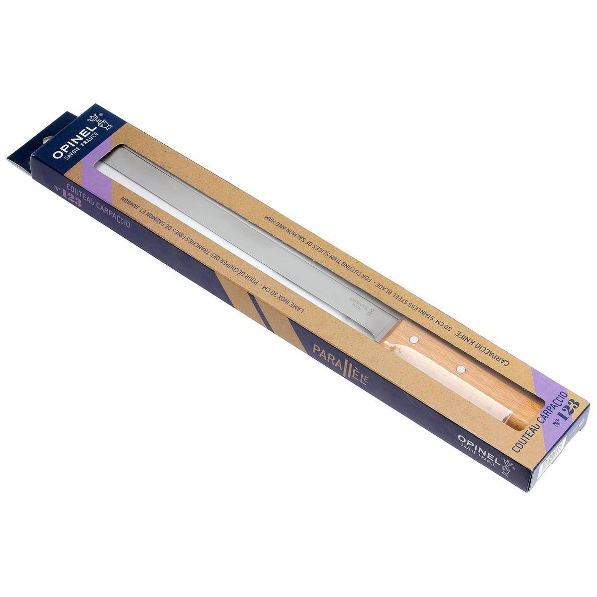 Opinel Sausage Knife 30 cm Beechwood Hnadle No 123 Parallele 001823