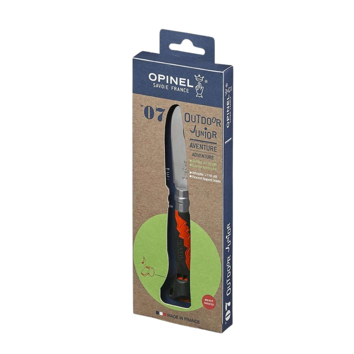 Opinel Pocket Knife 8 cm Khaki Handle No 7 Outdoor Junior 002151