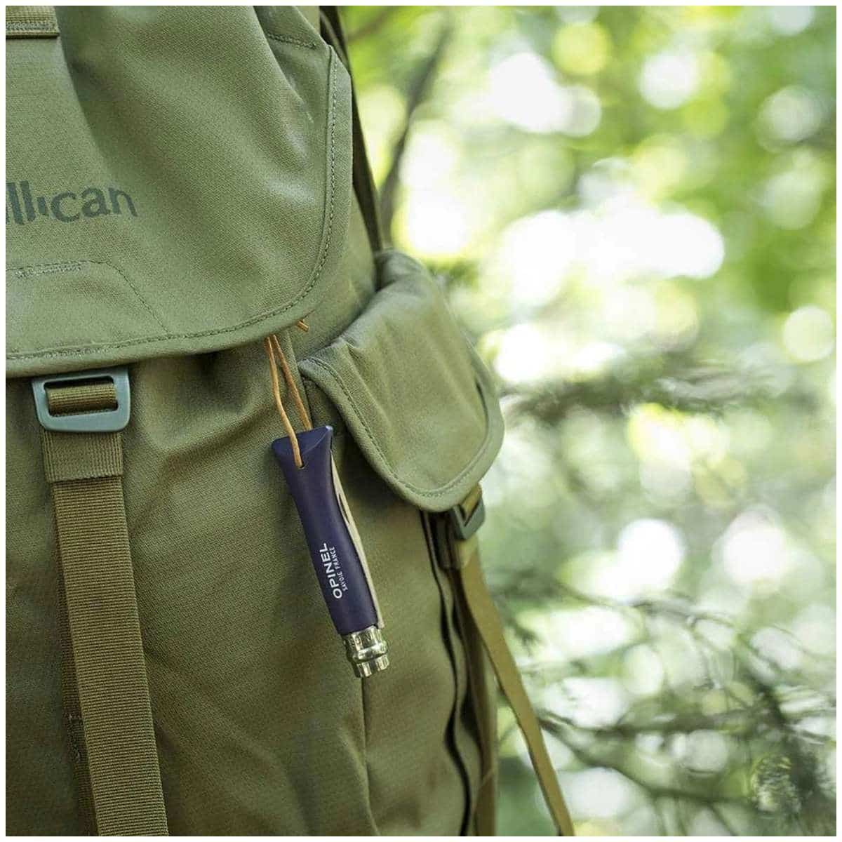 Opinel Pocket Knife 7 cm Grey Purple Handle No 6 Colorama Barouder 002204