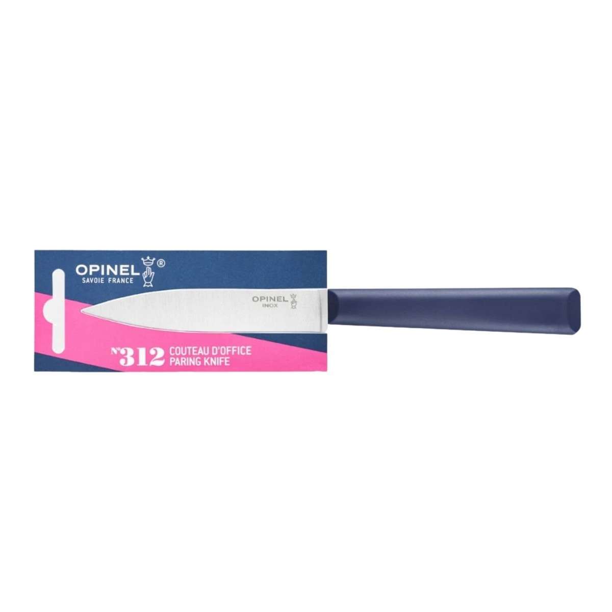 Opinel Paring Knife 10 cm With Blue Handle No 312 Essentiels+ 002350