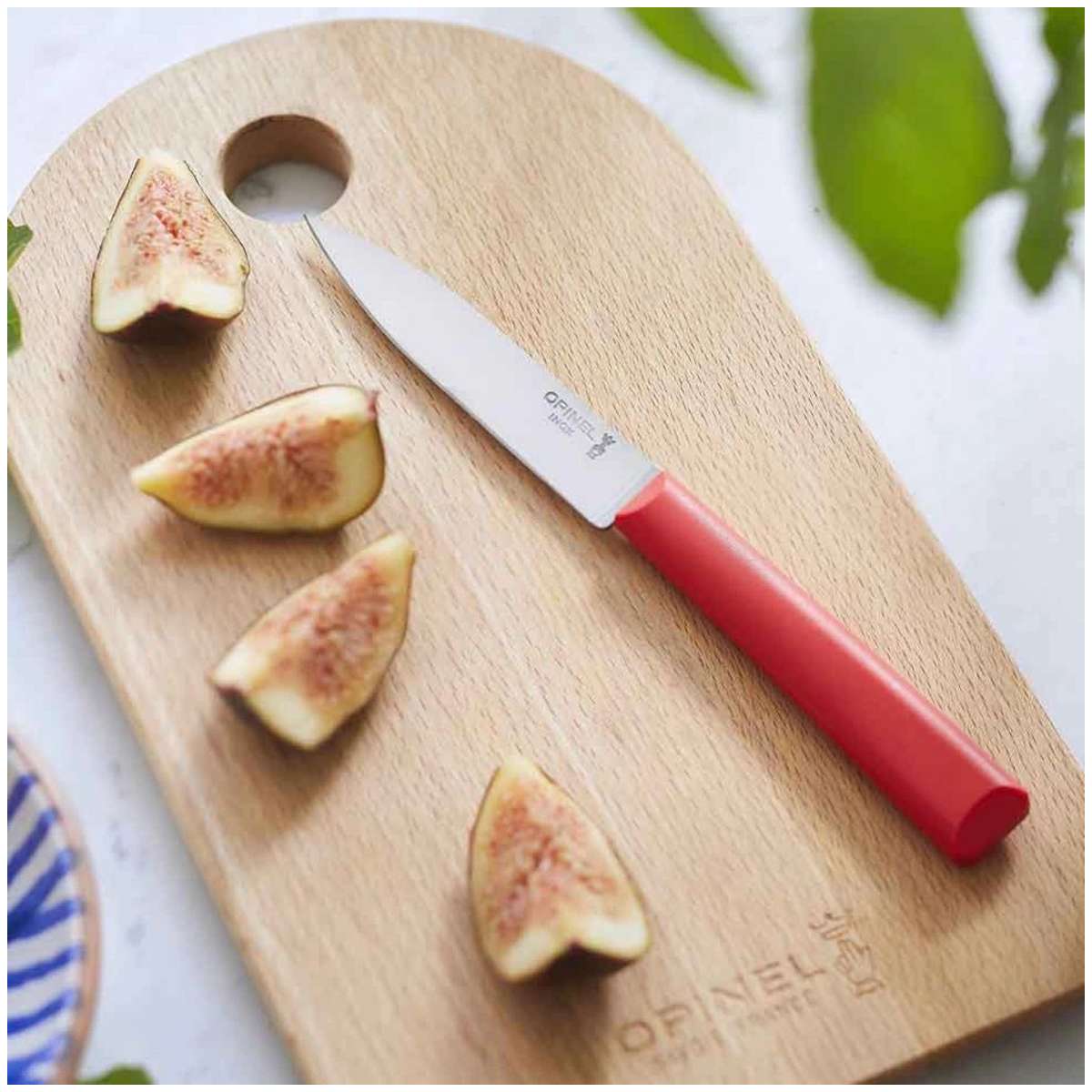 Opinel Paring Knife 10 cm With Red Handle No 312 Essentiels+ 002352