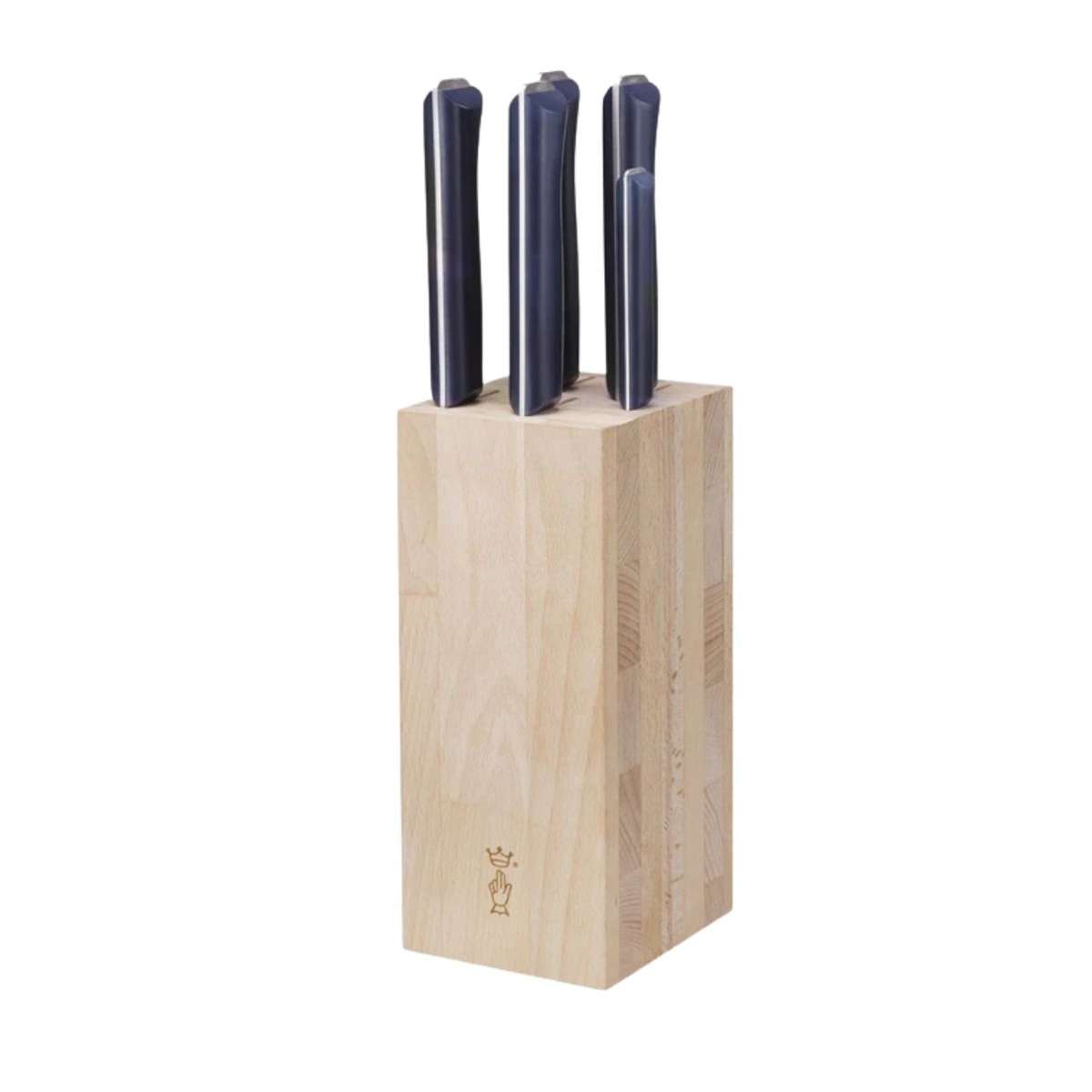 Opinel Knife Block Set 6 pcs Intempora Bloc 002404