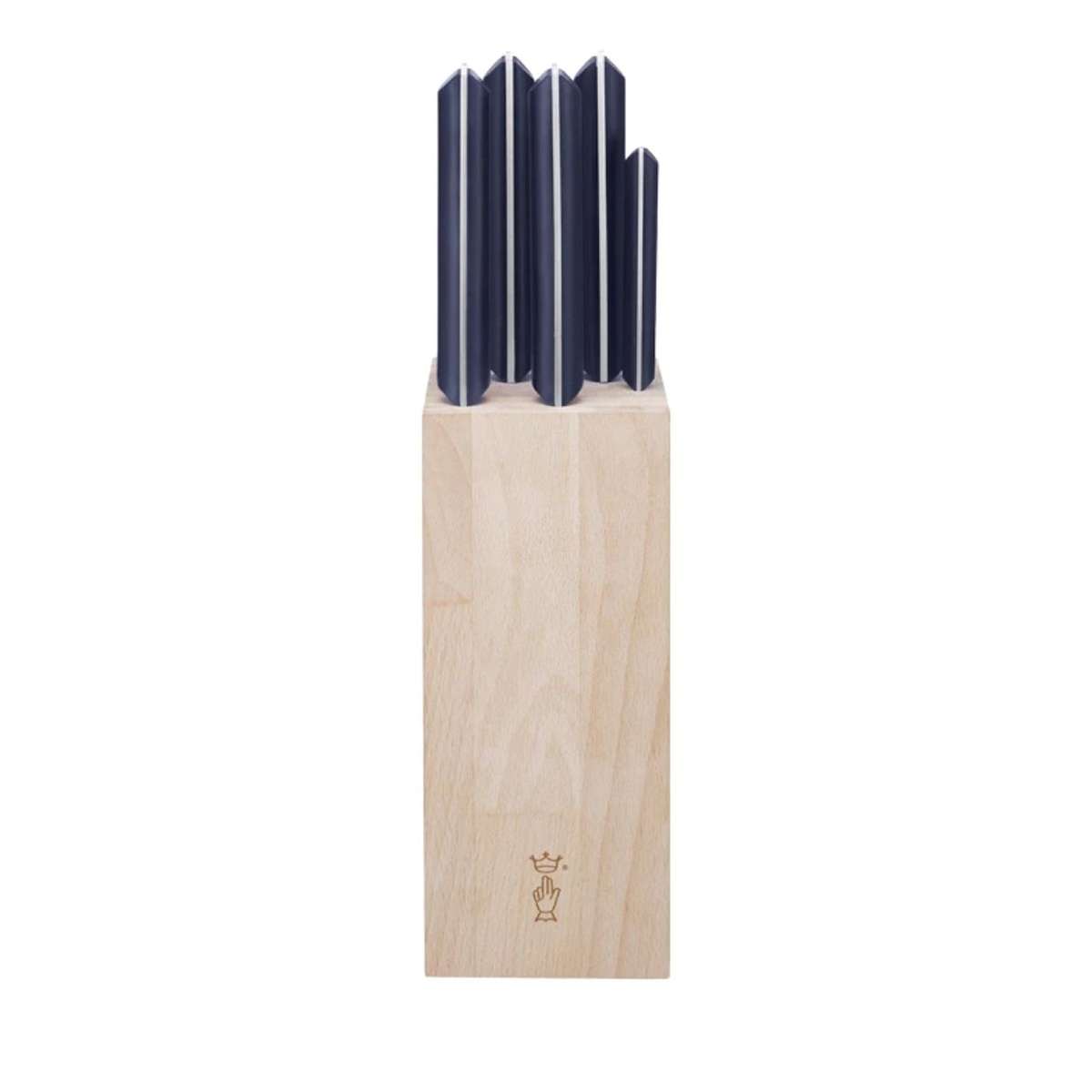 Opinel Knife Block Set 6 pcs Intempora Bloc 002404