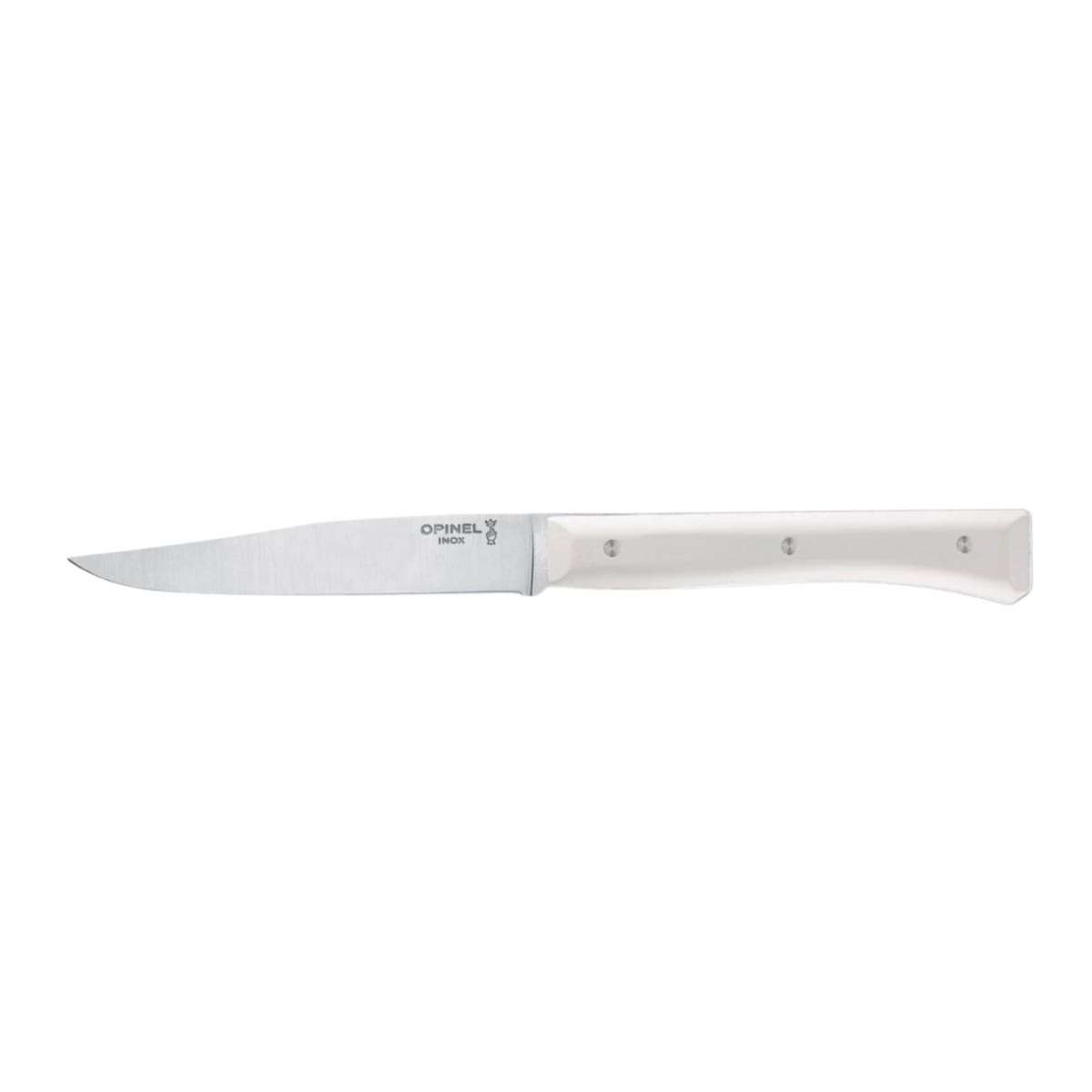 Opinel Knives 11 cm Set 4 pcs White Wooden Handle Facette 002499