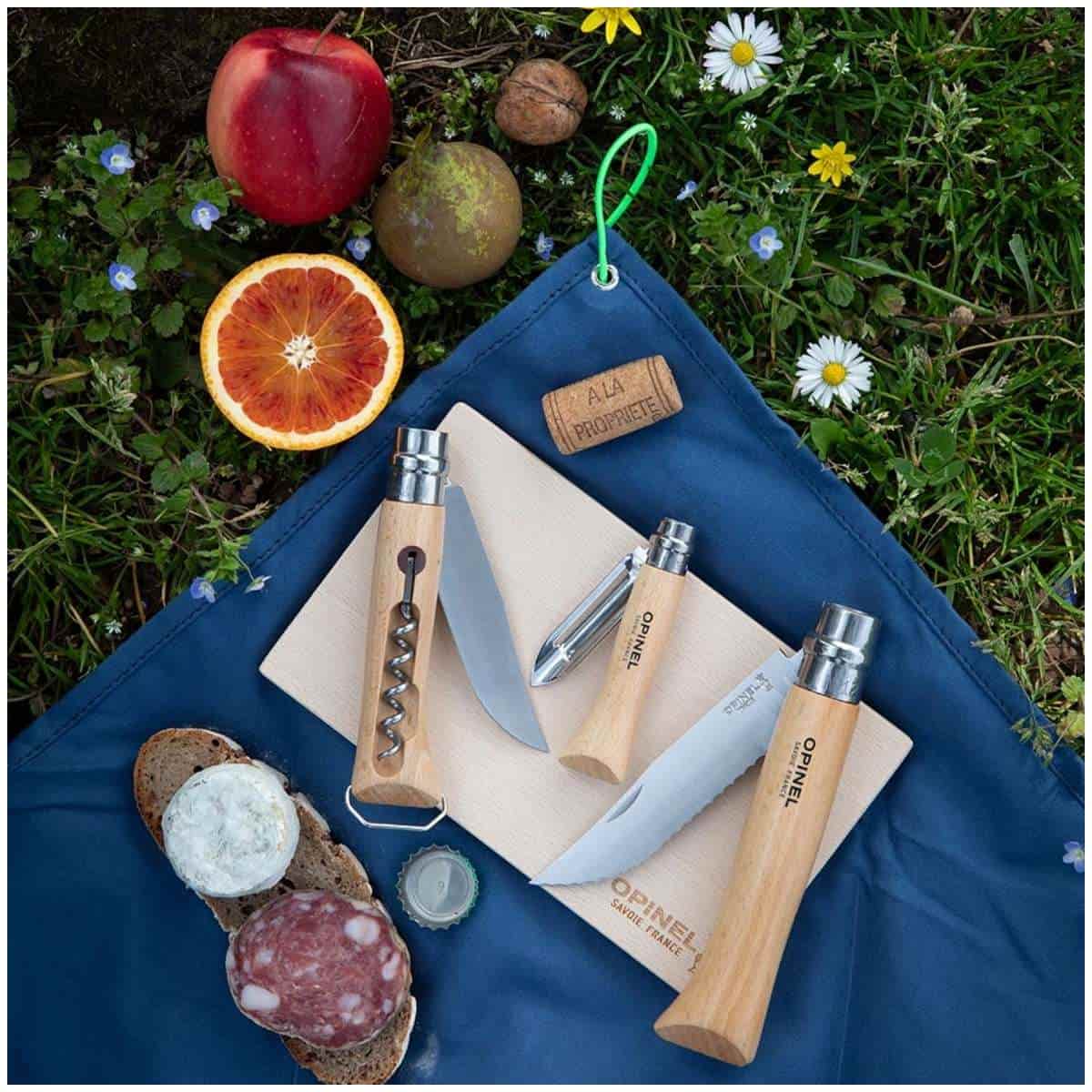 Opinel Knives Set 5 pcs Nomad Cooking Kit 002614