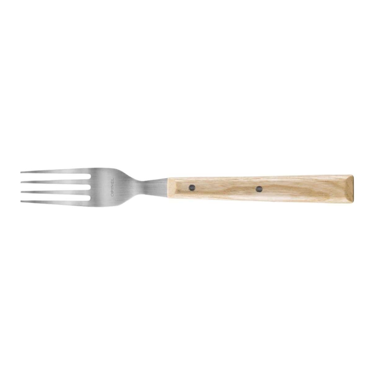 Opinel Stainless Steel Fork With Ash Wood Handle Sylve 002633