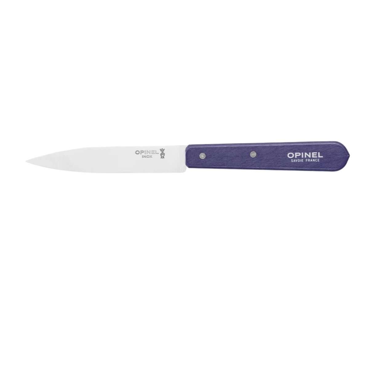 Opinel Paring Knife 10 cm Purple Wooden Handle No 112 Paysage 003116