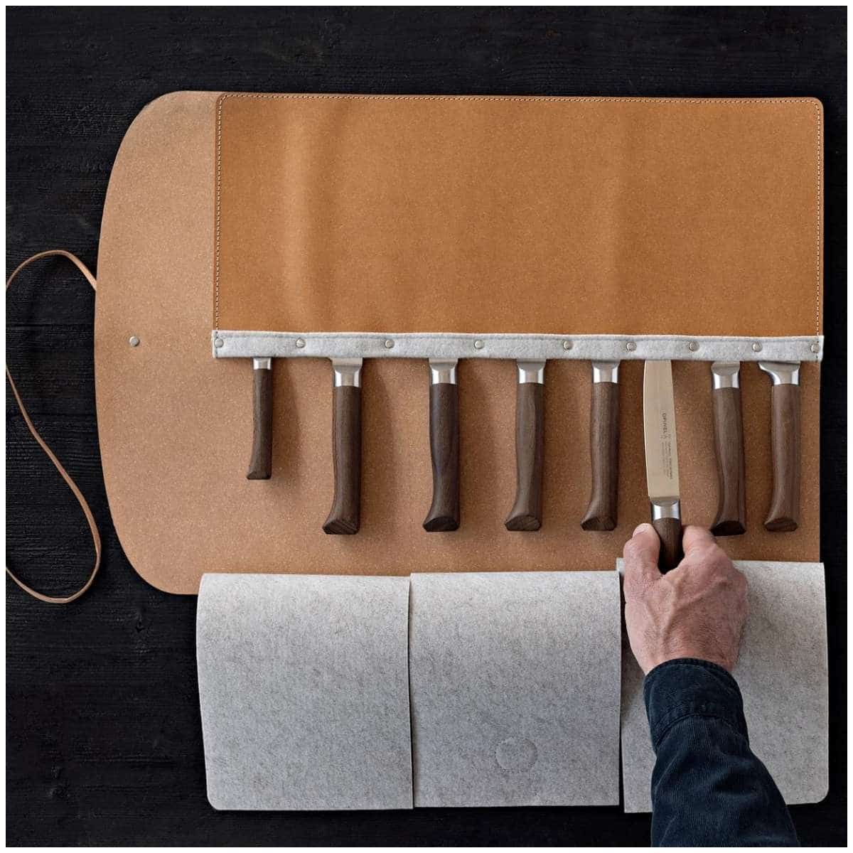Opinel Knife Roll Bag 8 Slots 003210