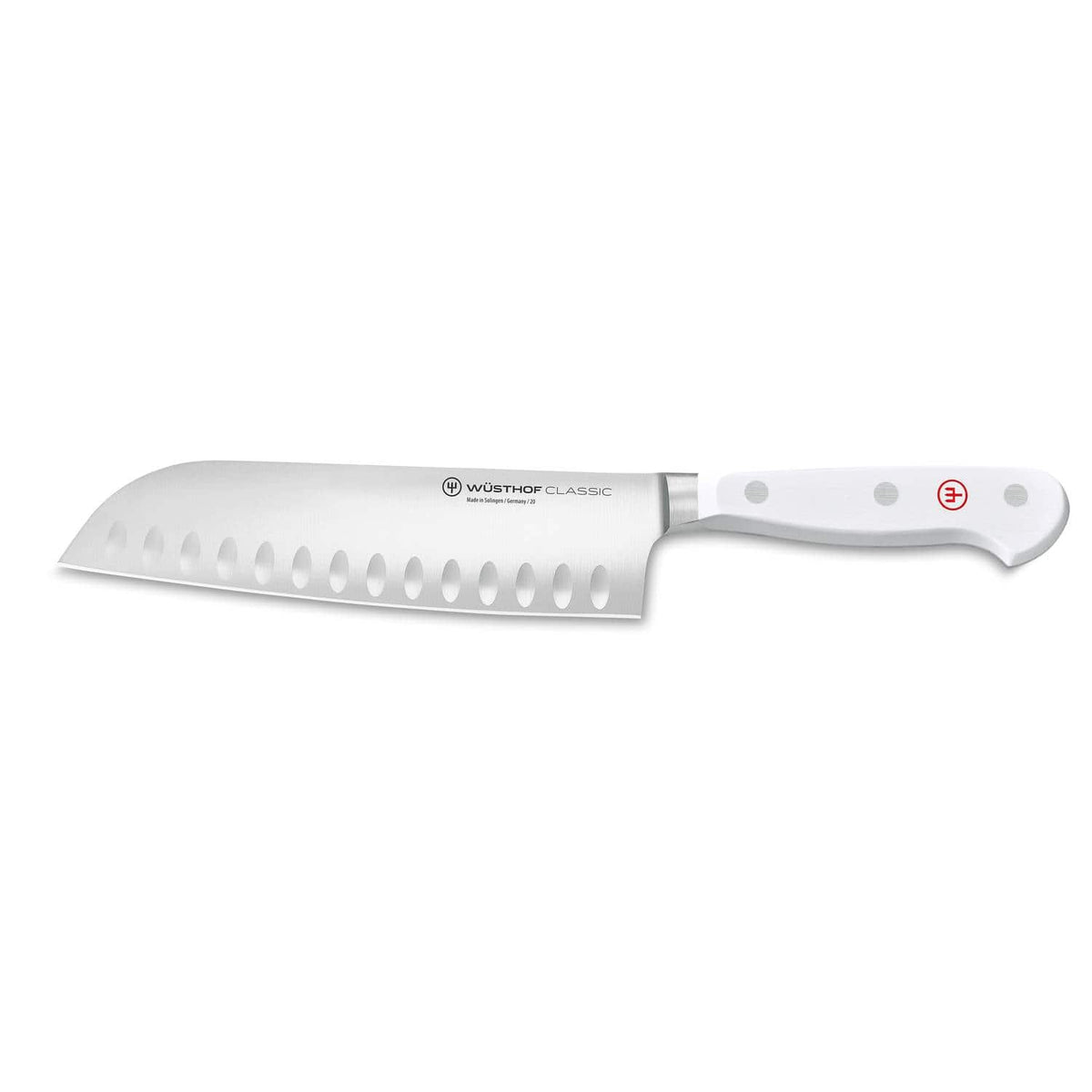 Wusthof Hollow Edge Santoku Knife 17 cm Classic White 1040231317