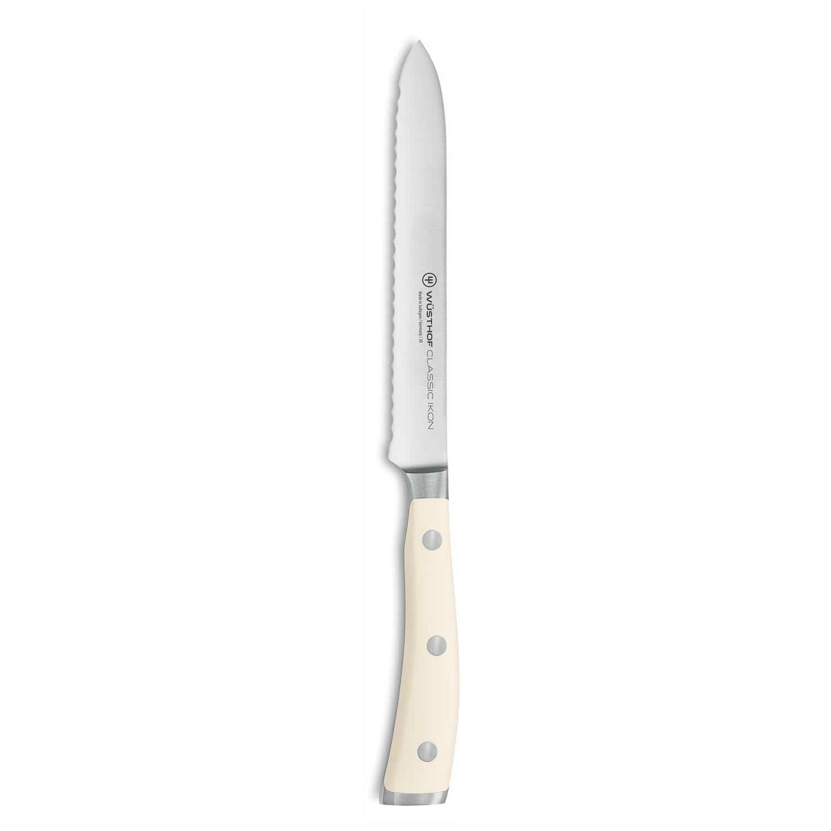 Wusthof Serrated Cold Cuts Knife 14 cm Classic Ikon Creme 1030431614