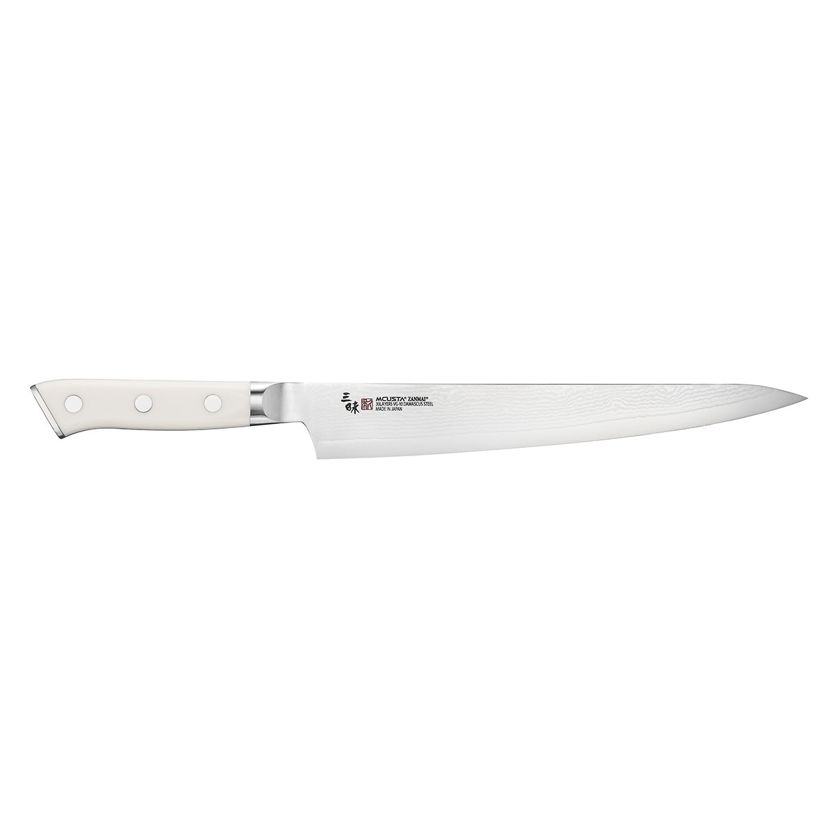 Mcusta zanmai Damascus Carving Knife 24.5 cm Classic Damascus Corian HKC-3010D