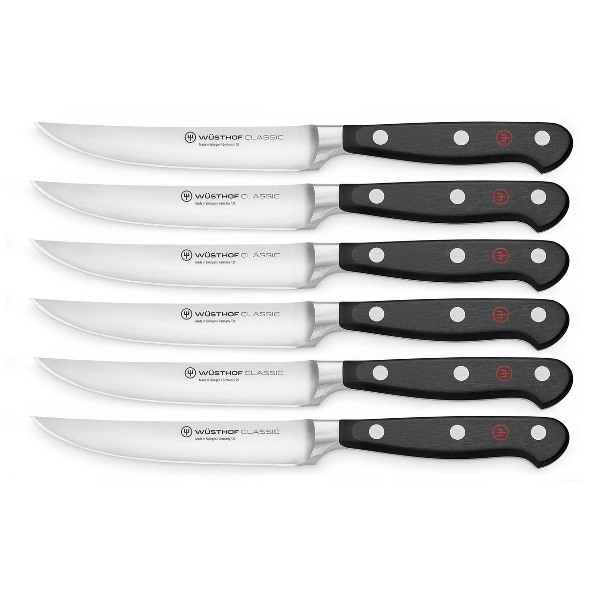 Wusthof Steak Knives Set 12 cm 6 pcs Gift Box Classic 1120160601