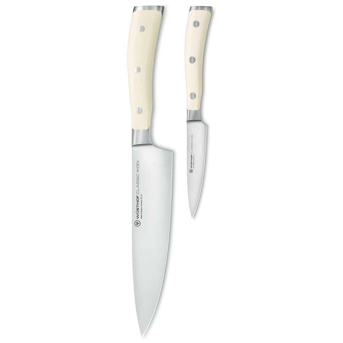 Wusthof Knives Set 2 pcs Gift Box Classic Ikon Crème 1120460204