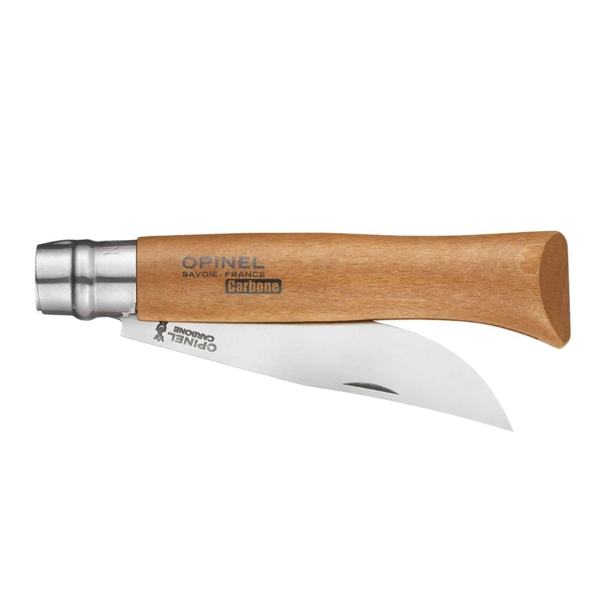 Opinel Pocket Knife 12 cm Beech Wood Handle No 12 Carbon 113120