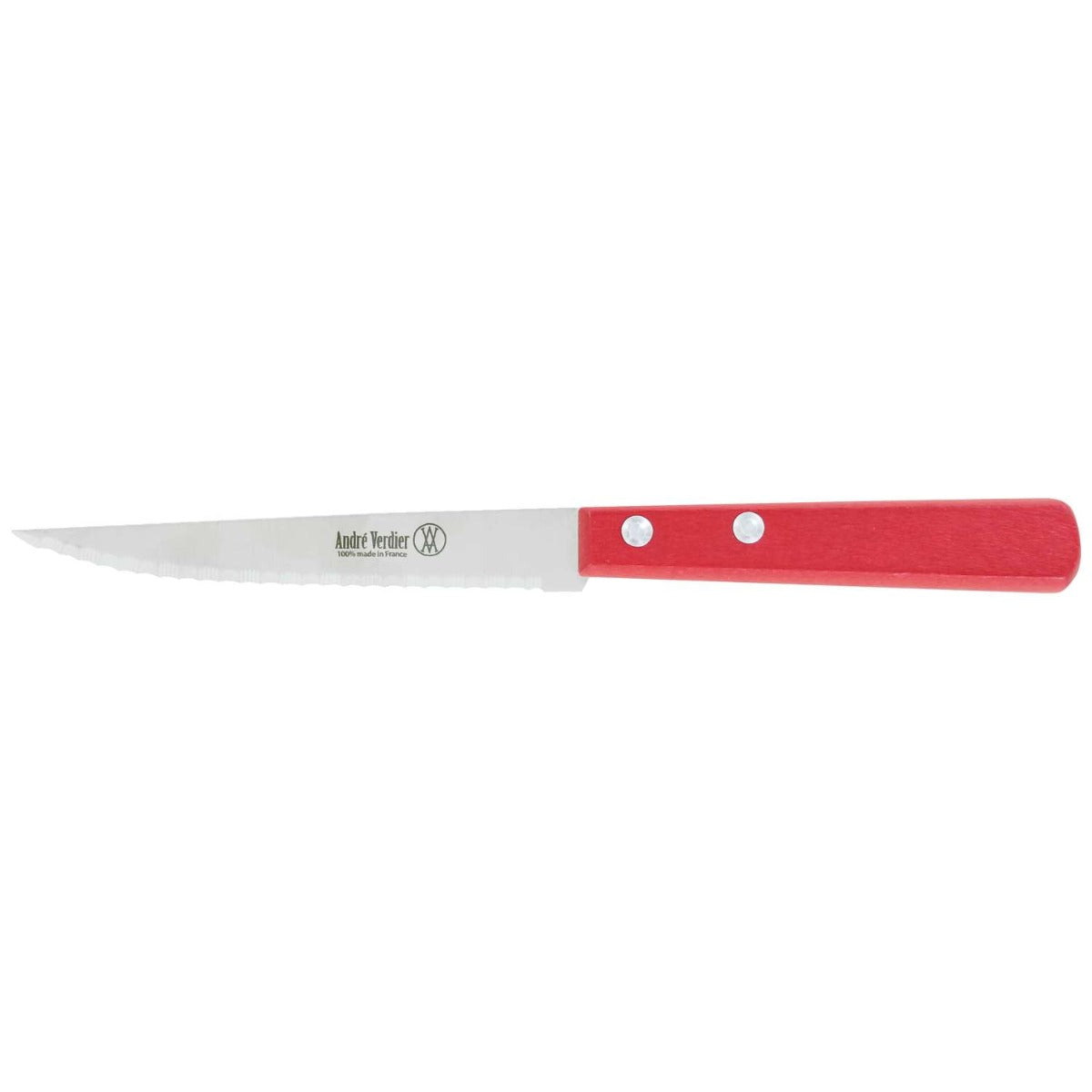 Andre verdier Steak Knife 11 cm Red Wooden Handle Prepa Culi