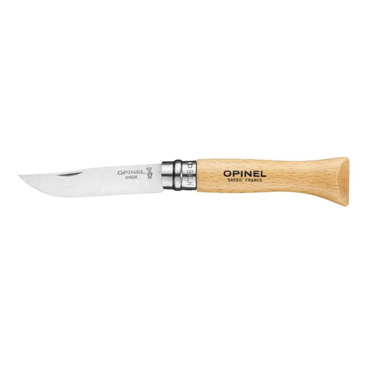 Opinel Pocket Knife 7 cm Beech Wood Handle No 6 Inox 123060