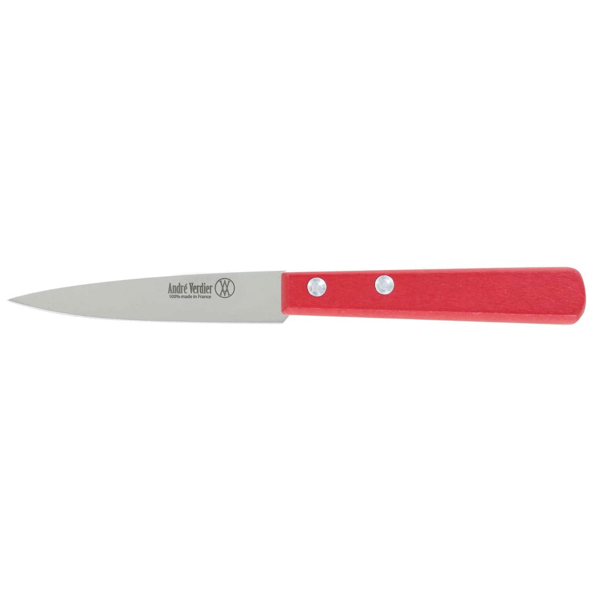 Andre verdier Paring Knife 9 cm Red Wooden Handle Prepa Culi