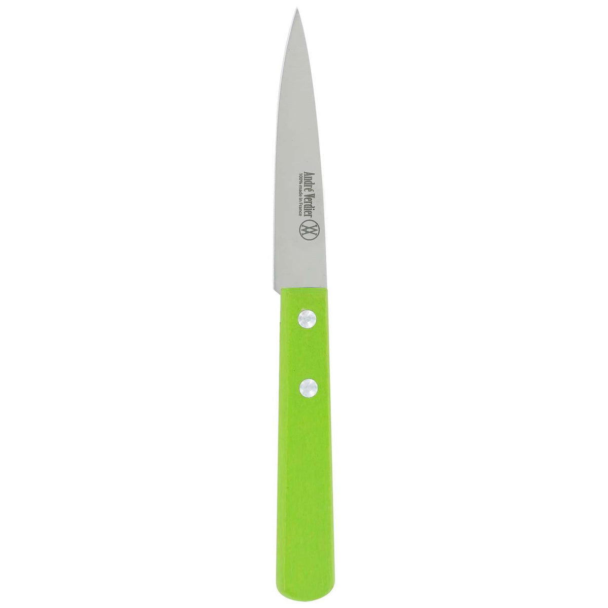 Andre verdier Paring Knife 9 cm Green Wooden Handle Prepa Culi